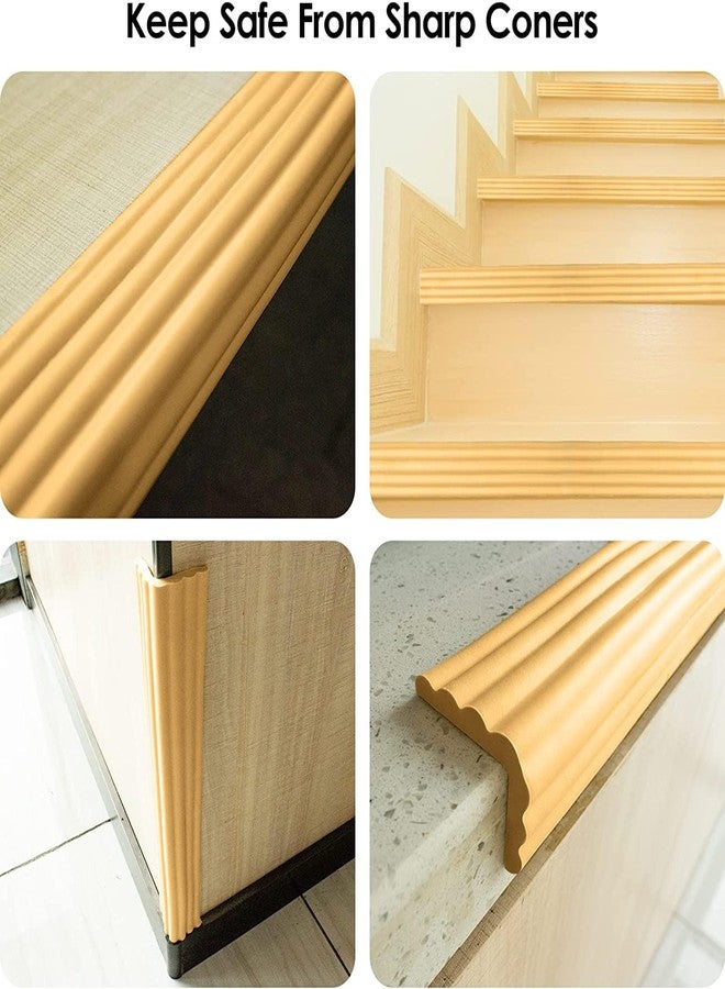 Oicia Baby Safety Edge & Corner Guards 2 Meters Child Safety Bumper Strip Baby Proofing Edge Protector Sharp Furniture Table Wall Protection Strip Corner Protectors for Child (Pack of 1 Golden) - Image 3