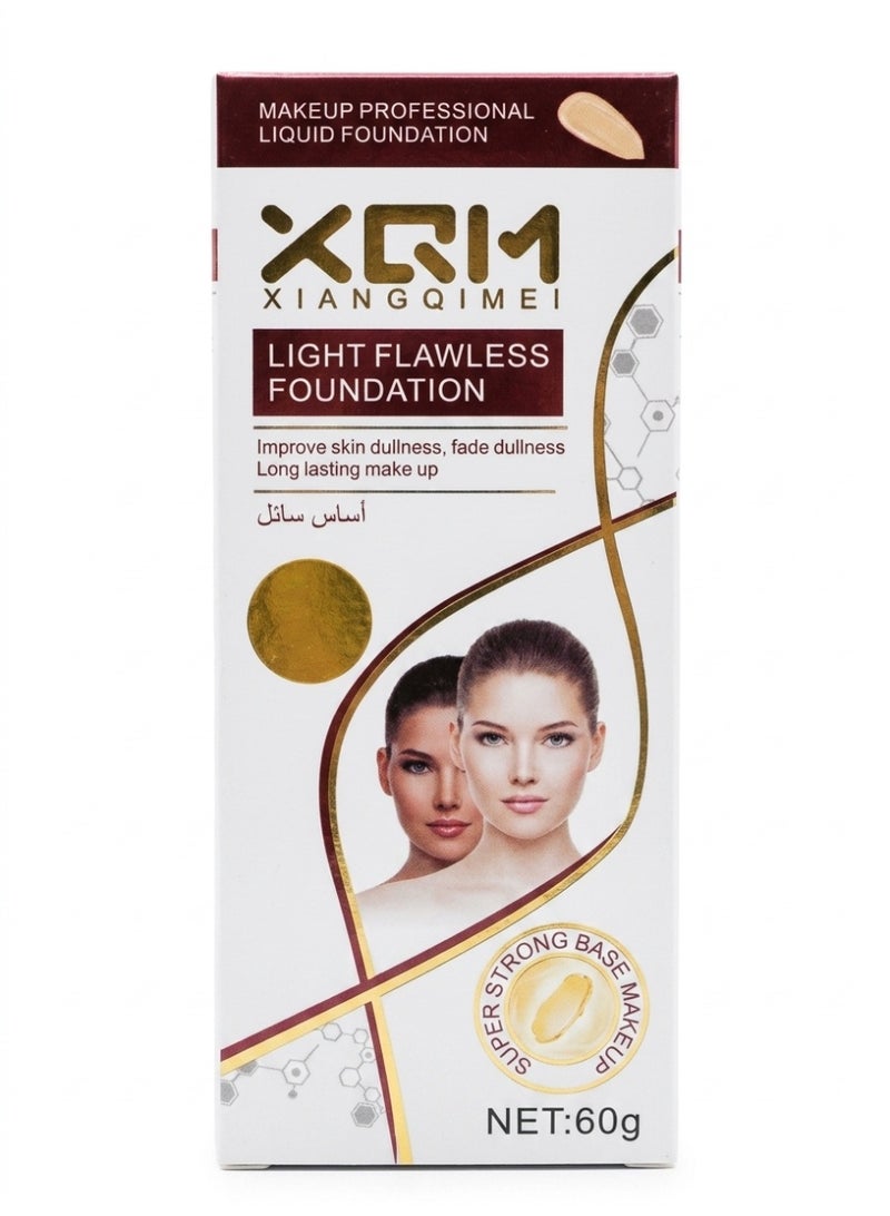 XQM Flawless Light Liquid Foundation  60 gm