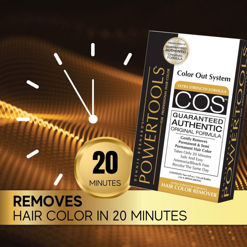 POWERTOOLS COS, The Original Color Out System | Guaranteed Authentic Original Formula l Safely Remove Semi & Permanent Hair Color | Ammonia Free - Image 5