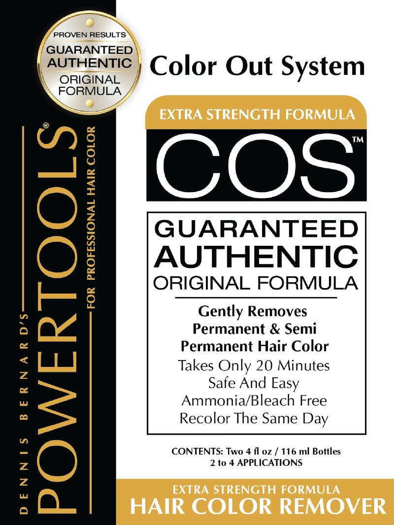 POWERTOOLS COS, The Original Color Out System | Guaranteed Authentic Original Formula l Safely Remove Semi & Permanent Hair Color | Ammonia Free - Image 2