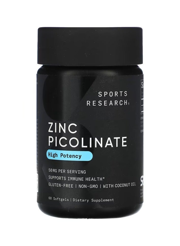 Sports Research Zinc Picolinate ( Gluten Free)