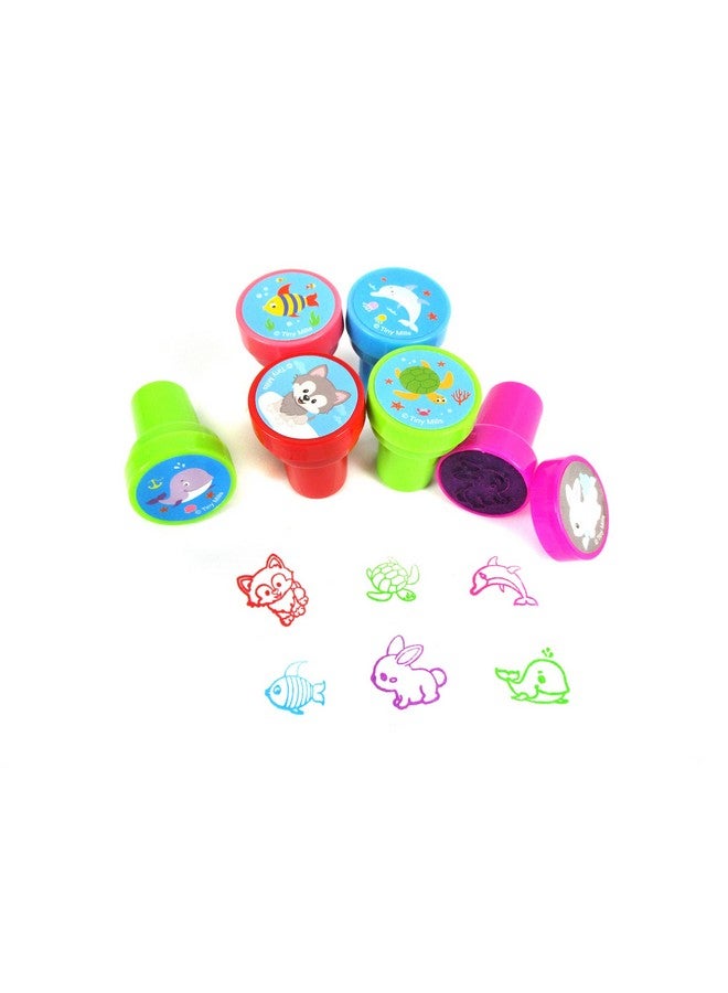 TINYMILLS 60 Pcs Animals Assorted Stampers for Kids with 60 Different Designs Party Favor Goodie Bag Prizes Classroom Rewards Pinata Filler Arts and Crafts for Kids - Image 4