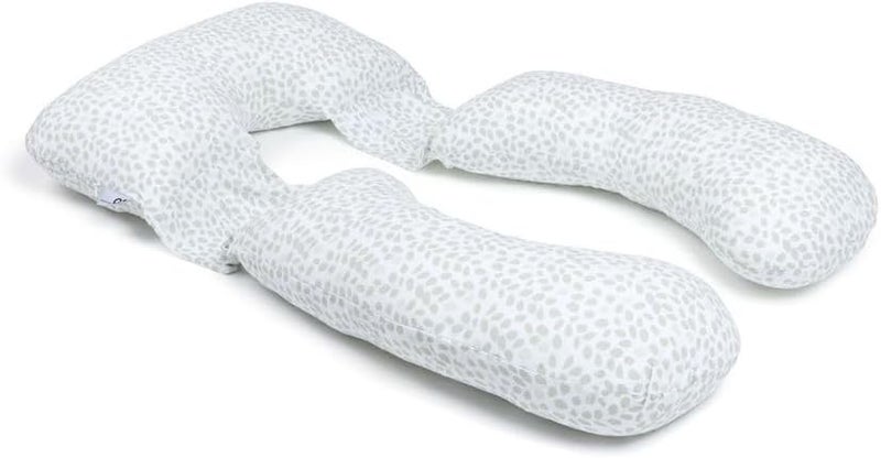 Doomoo Maxxy Pregnancy Pillow – Multi-Functional Maternity Support Cushion, Mini Leaves Green - Image 1