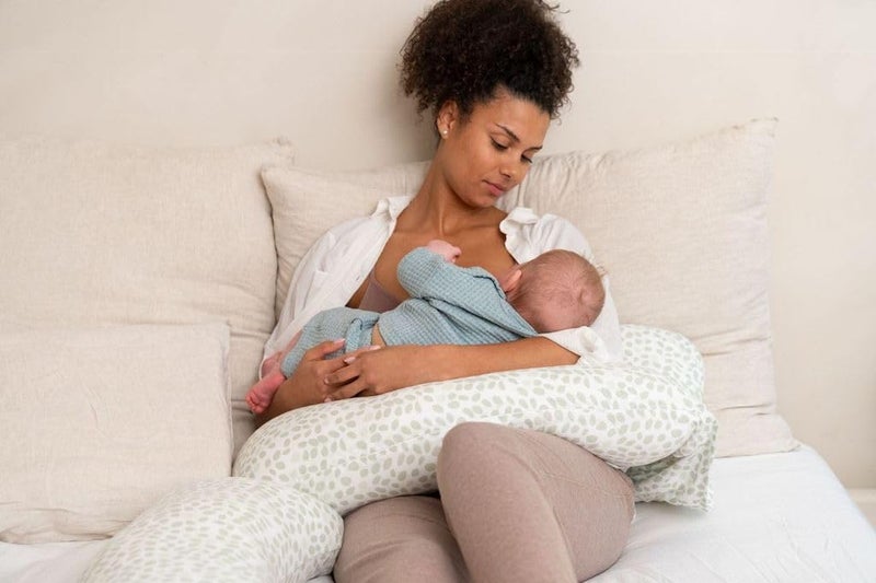 Doomoo Maxxy Pregnancy Pillow – Multi-Functional Maternity Support Cushion, Mini Leaves Green - Image 2