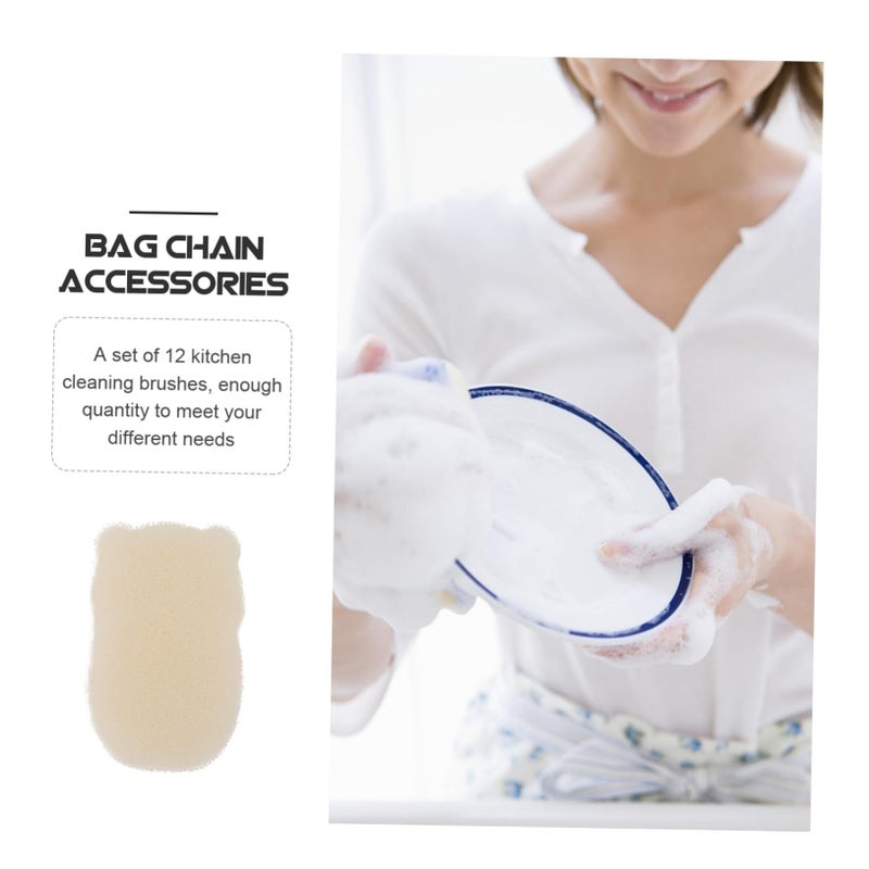 Imitation Loofah Kitchen Sponges 12 Pack Non Scratch Dishwashing Set - Image 5