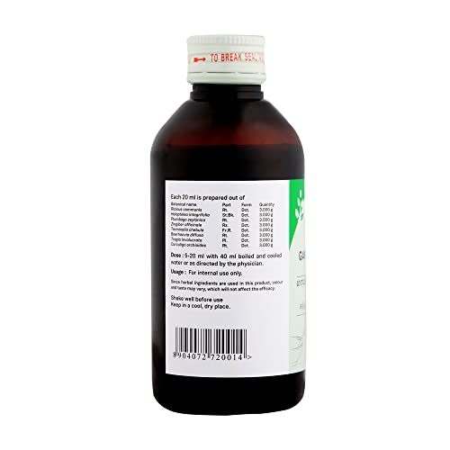 Sitaram Ayurveda Gandharvahasthadi Kashayam (Kwath) | Ayurvedic Herbal Decoction with Dashamoola & Trikatu | Helps Support Joint Comfort, Digestive Wellness, Bowel Regularity & General Body Balance | 200 ml (Pack of 2) - Image 3