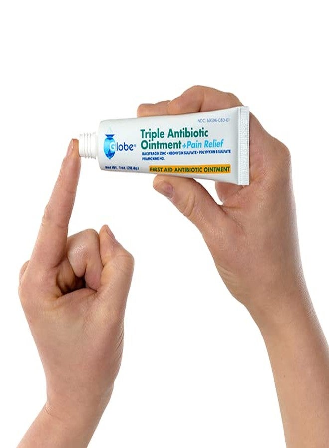 Globe (4 Pack Triple Antibiotic + Pain Relief Ointment 1oz, First Aid Antibiotic, Soothes Pain, Cuts, Burns and Scrapes 24 Hour Infection Protection - Image 5
