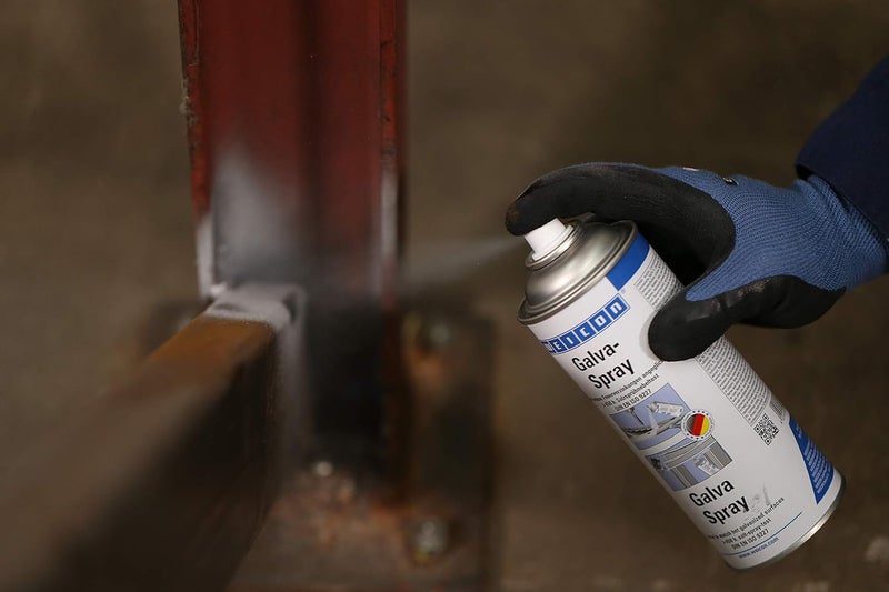 WEICON Galva-Spray 400ml برايمر حماية من الصدأ حماية دائمة من التآكل الحماية المثلى للمعادن ضد الصدأ بشكل فعال ودائم وثابت - Image 4