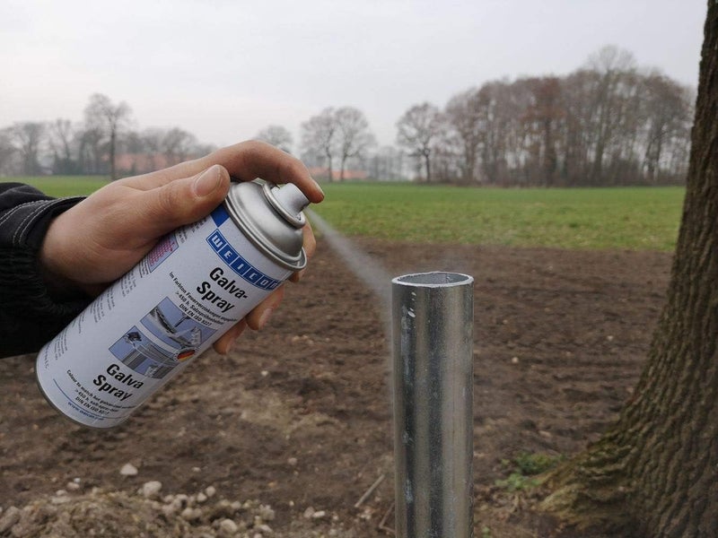 WEICON Galva-Spray 400ml برايمر حماية من الصدأ حماية دائمة من التآكل الحماية المثلى للمعادن ضد الصدأ بشكل فعال ودائم وثابت - Image 2