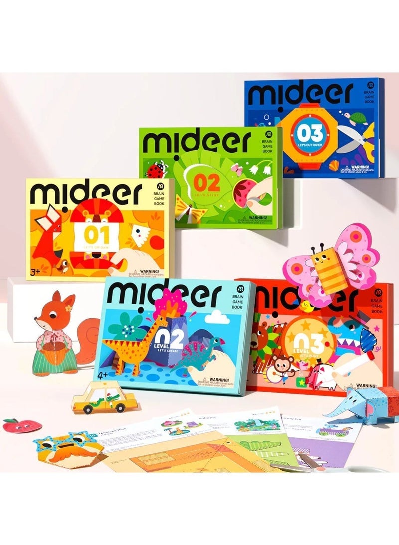 MiDeer Brain Game Book – Let’s Paint Level 3 | Advanced Coloring Activity Book for Kids Ages 5+ with 50 Pages, Reward Sticker & Certificate | Creative Art & Color Theory Learning - Image 4