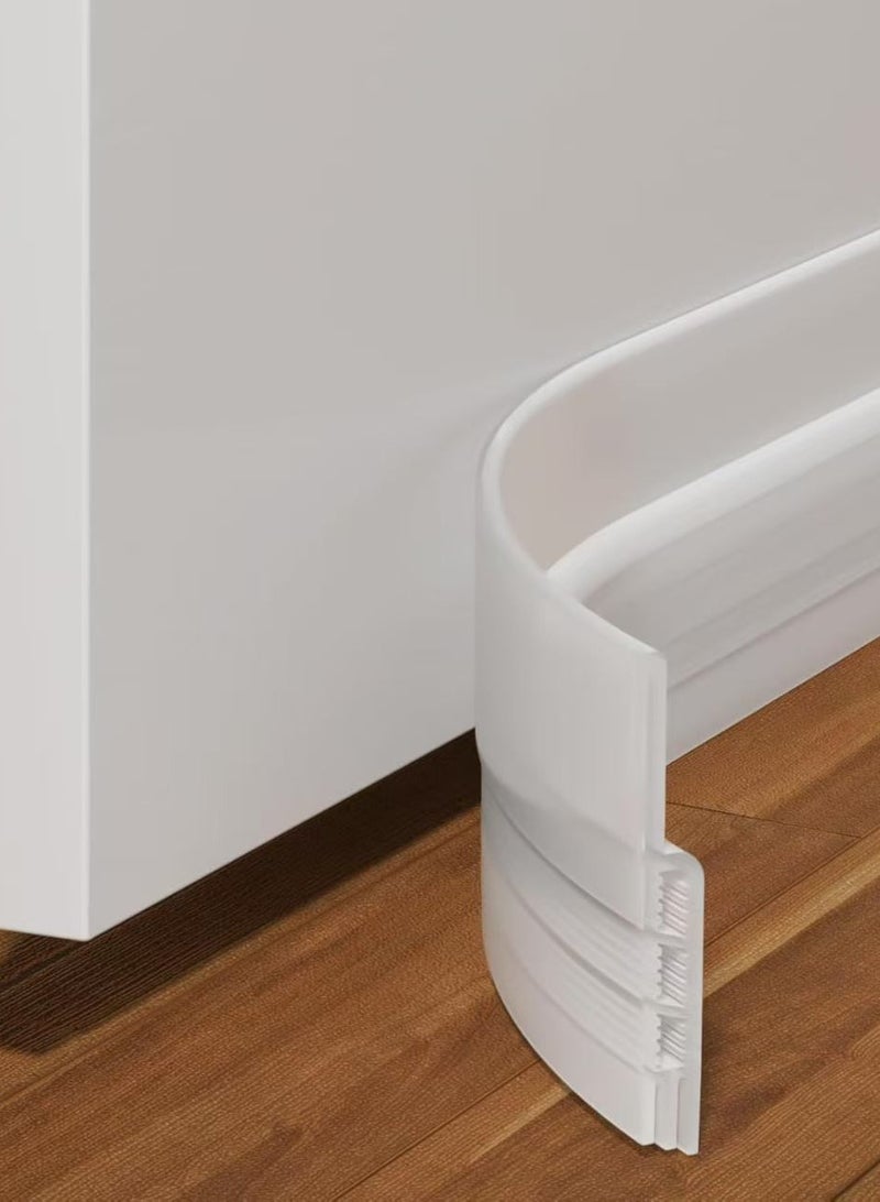 ELFSA Door Draft Stopper, 100 cm Length Under Door Seal, Door Sweep for Exterior  Interior Doors, Door Bottom Draft Blocker Dust and Noise Insulation - Image 4