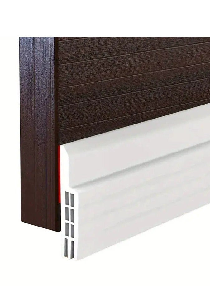 ELFSA Door Draft Stopper, 100 cm Length Under Door Seal, Door Sweep for Exterior  Interior Doors, Door Bottom Draft Blocker Dust and Noise Insulation - Image 1