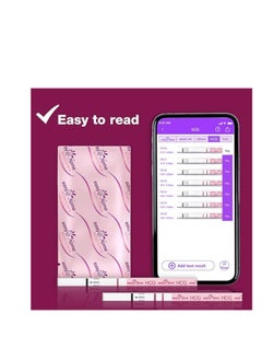 Easy@Home Pregnancy Test Strips Kit: 40 HCG Test Strips - Early Detection Home Pregnancy Tests  - Image 3