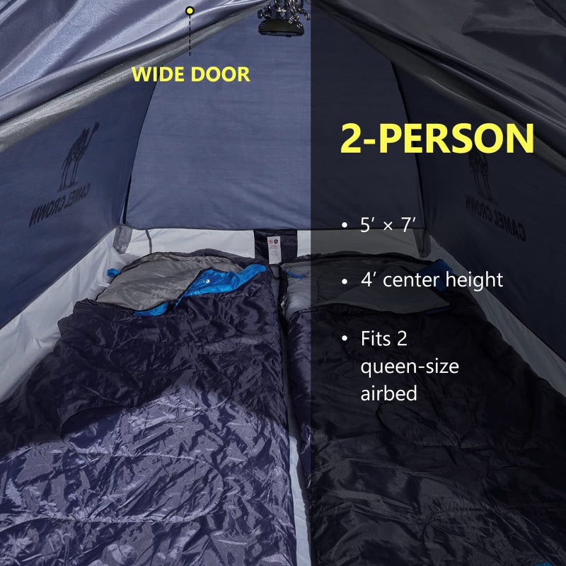 CAMEL CROWN Tents for Camping 2/3/4/5 Person Camping Dome Tent, Waterproof,Spacious, Lightweight Portable Backpacking Tent for Outdoor Camping/Hiking - Image 5