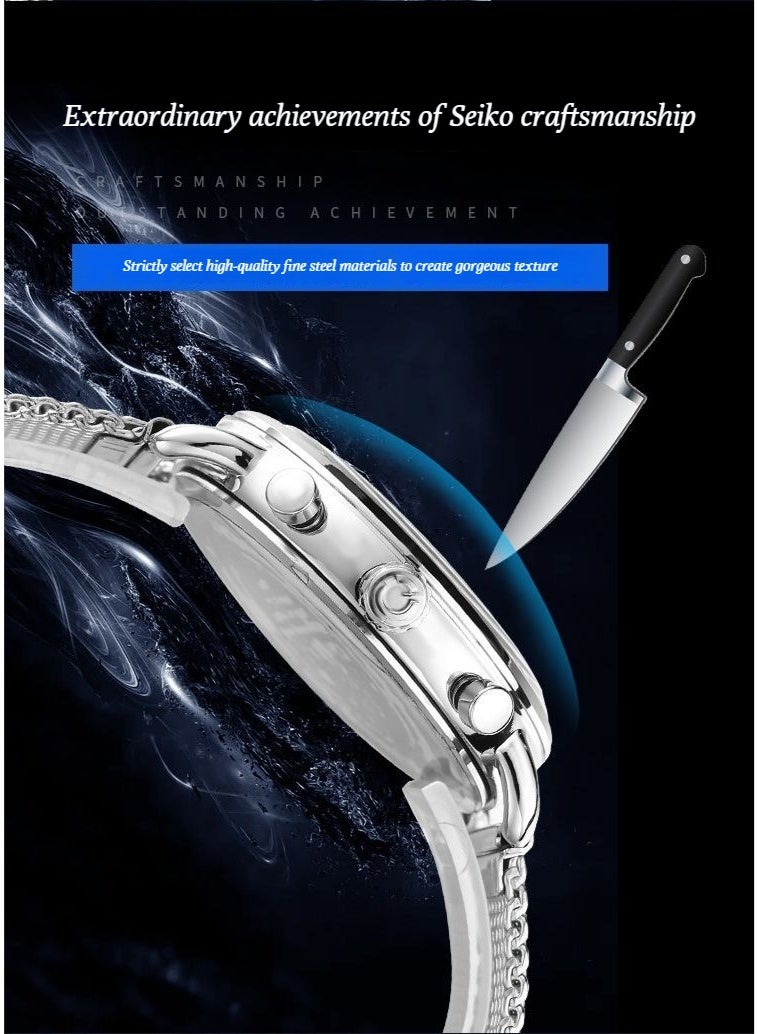 CASSRAY Fully automatic non-mechanical waterproof luminous ultra-thin men's watch. The same style as the male star's product. A fashionable gift for business use. - Image 2