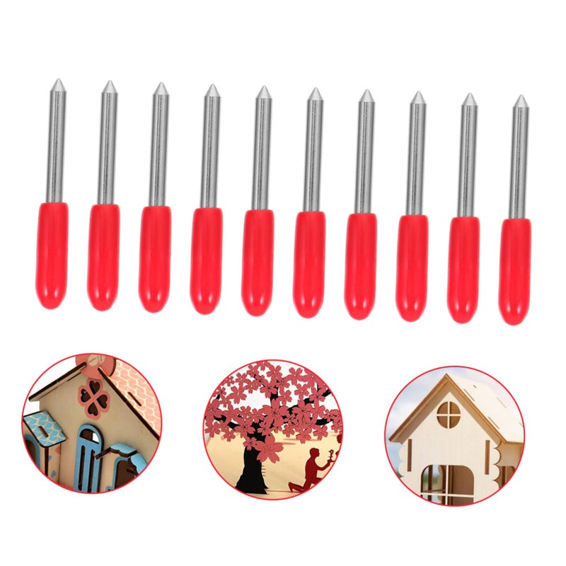 Yellow Lettering Cutters 20pcs For Precision Cutting Plotter Vinyl Adhesive Reflective Materials - Image 5