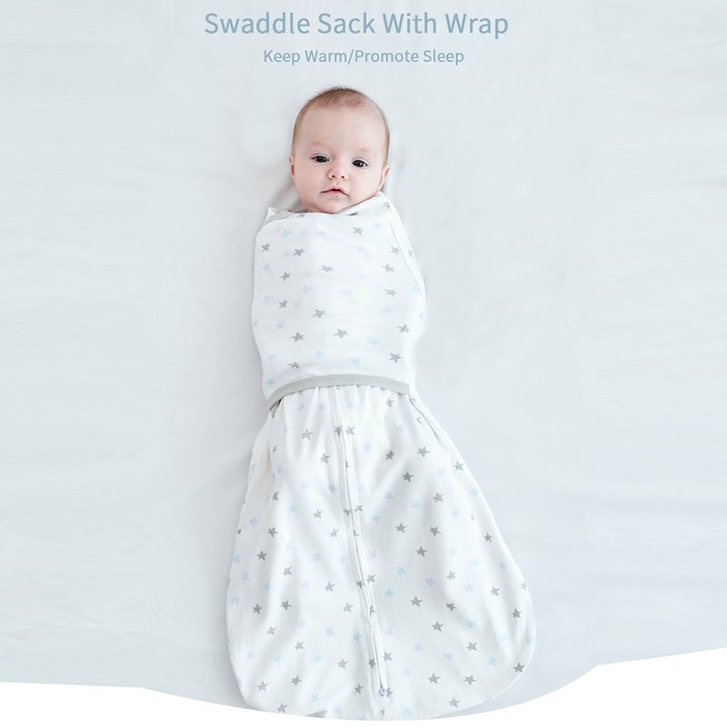 Newborn Baby Swaddle Blanket Breathable Baby Muslin Blanket Skin-Friendly with Cute Patterns Receiving Blanket for 3-4 Months Baby Boy Girl, M Size - Image 2
