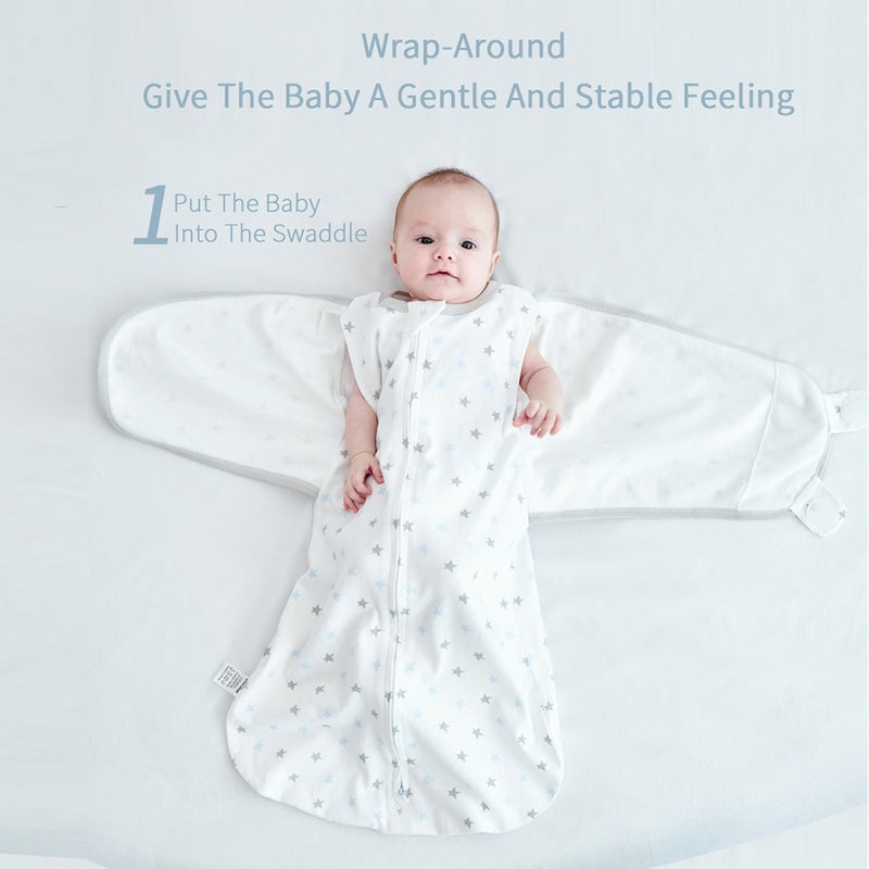 Newborn Baby Swaddle Blanket Breathable Baby Muslin Blanket Skin-Friendly with Cute Patterns Receiving Blanket for 3-4 Months Baby Boy Girl, M Size - Image 5