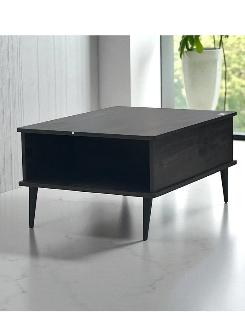 Velino table - with two side storage slots