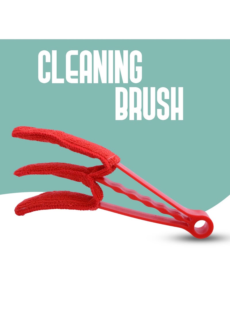 Multi Use Shutter Dust Brush With Easy Clean Fibers, Car AC Vent Cleaning Brush - Image 1