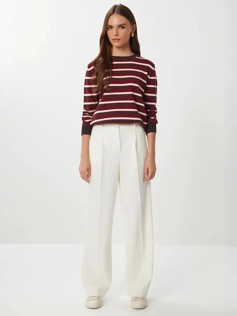 Lovely Istanbul ISTANBUL Pleated Straight Leg Pants