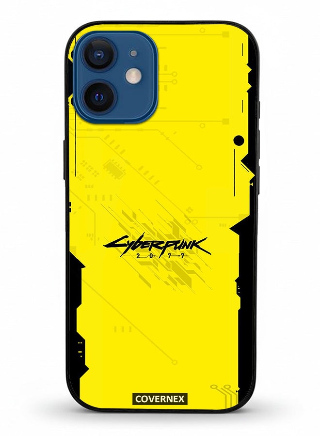Covernex Apple iPhone 12 Mini Protective Case Cover Printed Featuring Cyberpunk 2077 - Image 2