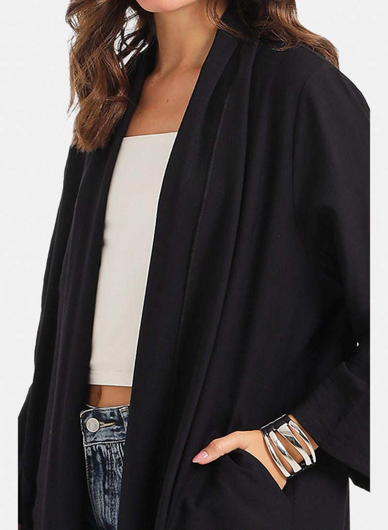 Carina Flowy Shawl Collar Cardigan - Image 5