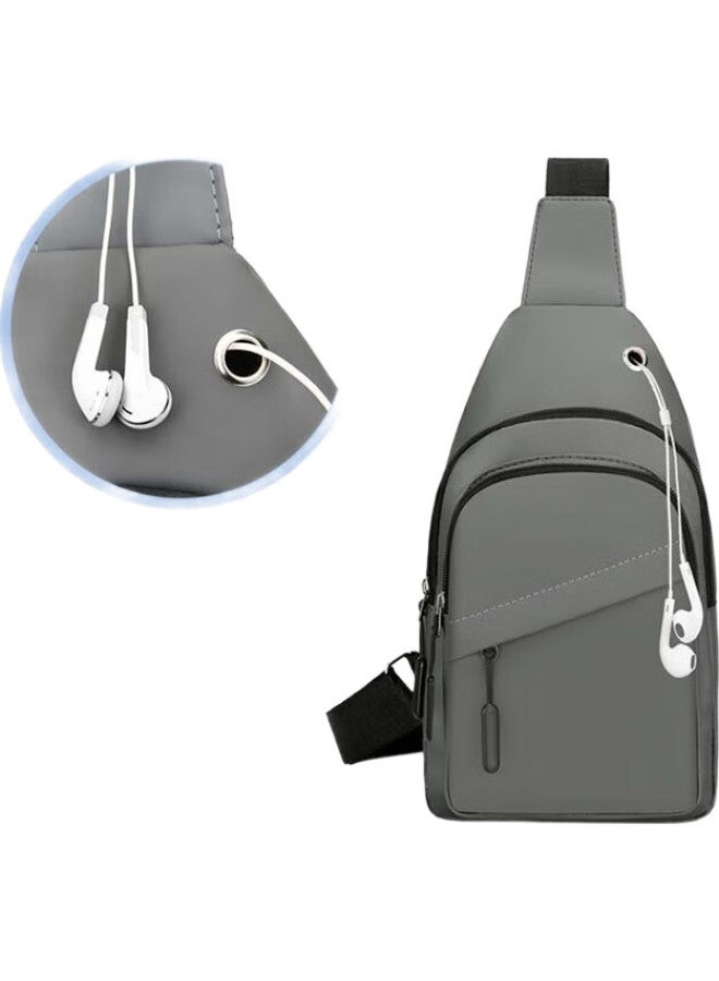 JEVI Trendy Chest Bag, Casual Style Shoulder Bag For Men, Small Backpack, Fashionable Crossbody Bag For Men - Image 3