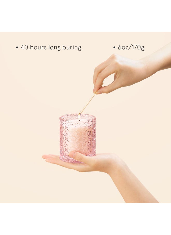 LA JOLIE MUSE LA JOLIE MUSE Sandalwood Rose Candle, Scented Candles, Candles Gifts for Women, Natural Soy Candle, 8 oz 50 Hours Burn, Candles for Home Scented  - Image 2