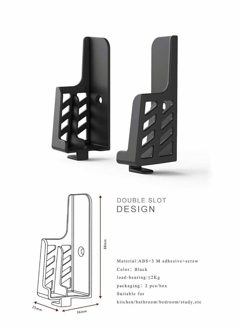Captaintech Wall Mount Holder, Wall Mount Universal Dock for Tablet or Phone, Damage-Free Compatible with ipad iPhone/ Tablet/ Kindle /e-Book/ Fixed by 3M Adhesive or Screws - Image 4