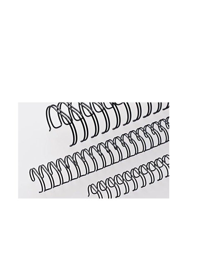 RENZ 100-Pieces Binding Wire A4 3:1 9.5mm 3/8Inch Black - Image 1