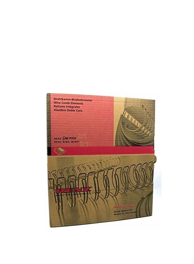 RENZ 100-Pieces Binding Wire A4 3:1 9.5mm 3/8Inch Black - Image 2