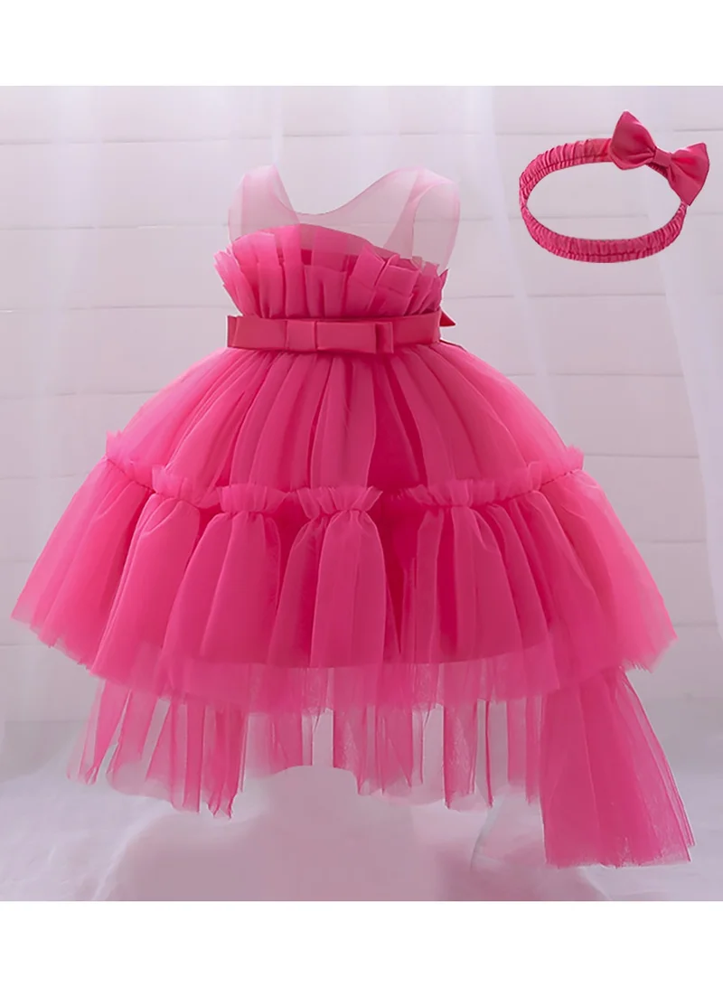 D'Daniela Tiered Tulle Dress