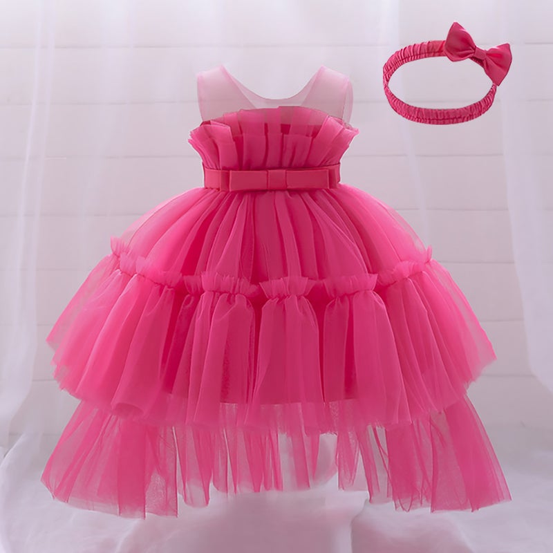 D'Daniela Tiered Tulle Dress - Image 1