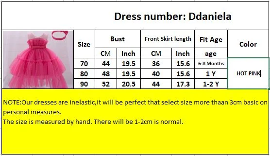 D'Daniela Tiered Tulle Dress