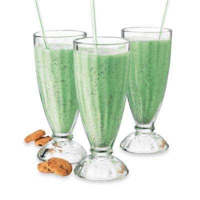 SkyKey Tall Glass Set for Serving Ice Cream, Shakes, Mocktail, Hot Chocolate Fudge 350 ml, Clear - (Pack of 2 Pieces) - Image 2