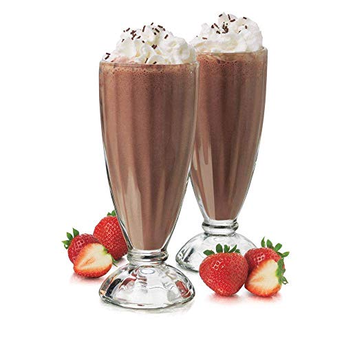 SkyKey Tall Glass Set for Serving Ice Cream, Shakes, Mocktail, Hot Chocolate Fudge 350 ml, Clear - (Pack of 2 Pieces) - Image 3