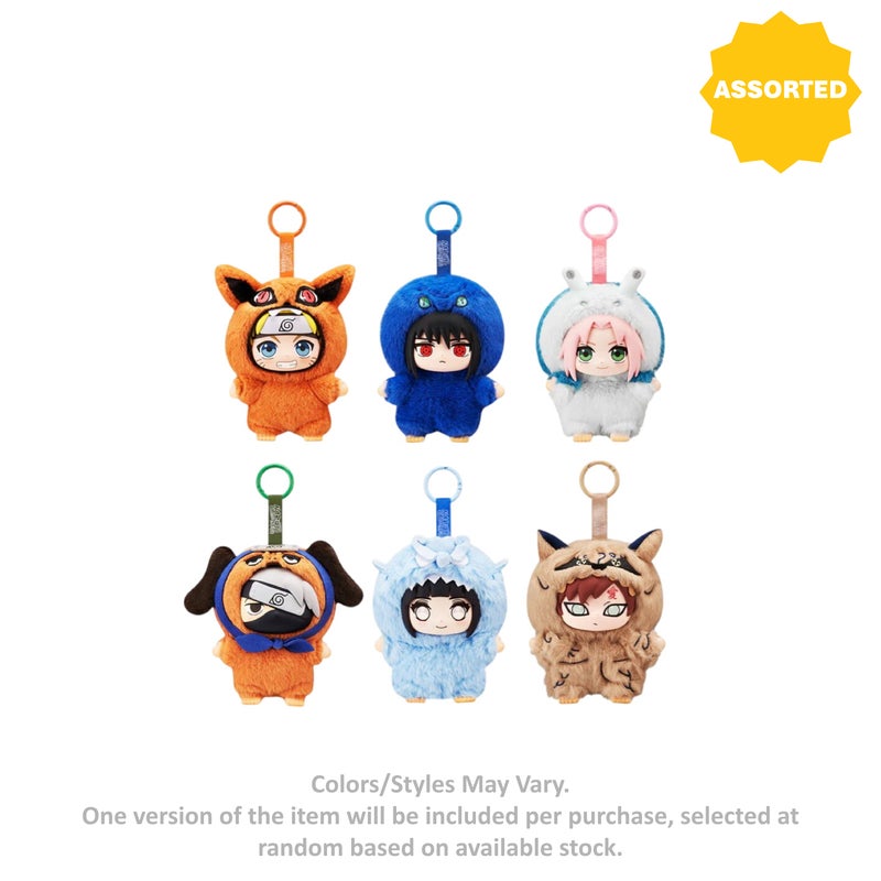 Naruto Shippuden Vinyl Plush Keychain Blind Box (15.5 cm, Assorted) - Image 1