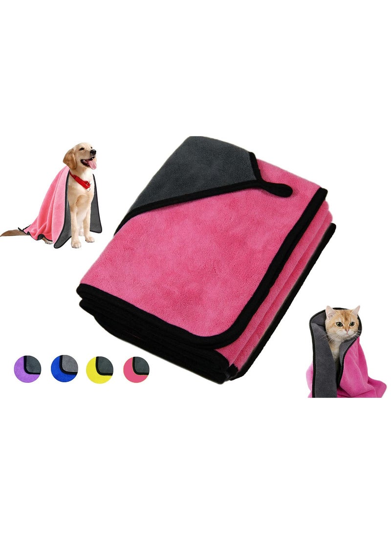 Microfiber Pet Towel for Cats and Dogs Super Absorbent, Soft, Quick Drying - Image 1