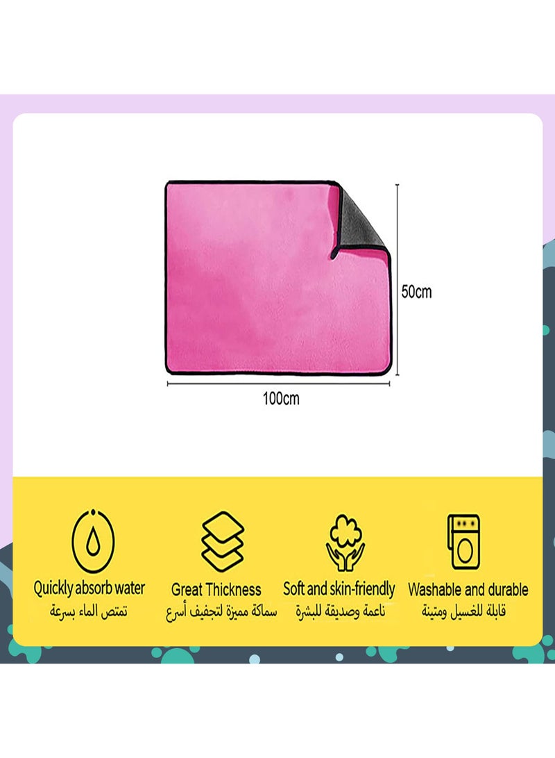 Microfiber Pet Towel for Cats and Dogs Super Absorbent, Soft, Quick Drying - Image 4