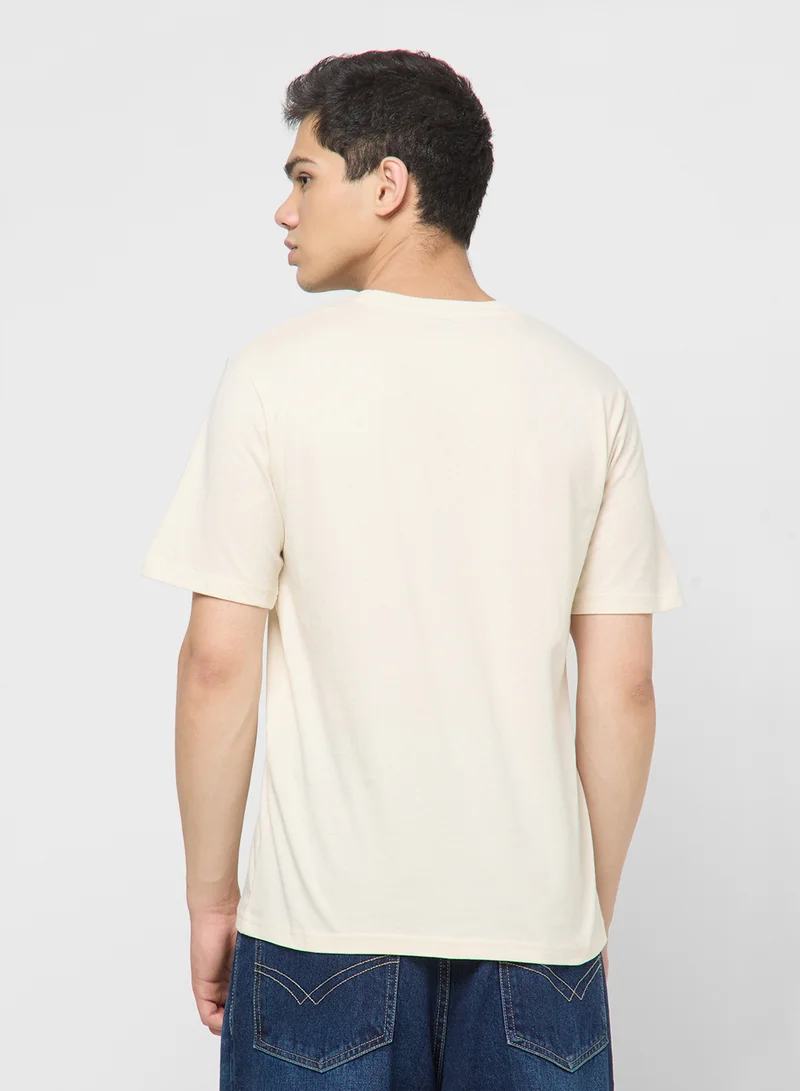 JACK & JONES Jjmakoto Graphic Crew Neck T-shirt