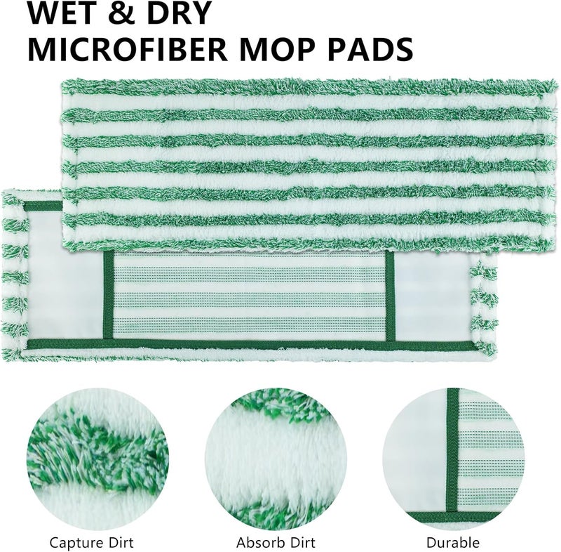 DOCXCDO mop Pads for libman (White & Green) - Image 3