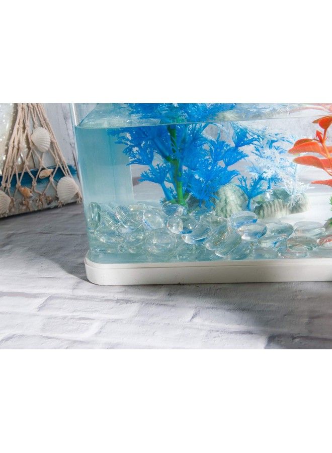 Nature's Mark 11" H Cascading Photo Frame Tabletop Water Fountain With Natural River Rocks And Led Lights (Power Cord Attached)  - Image 4