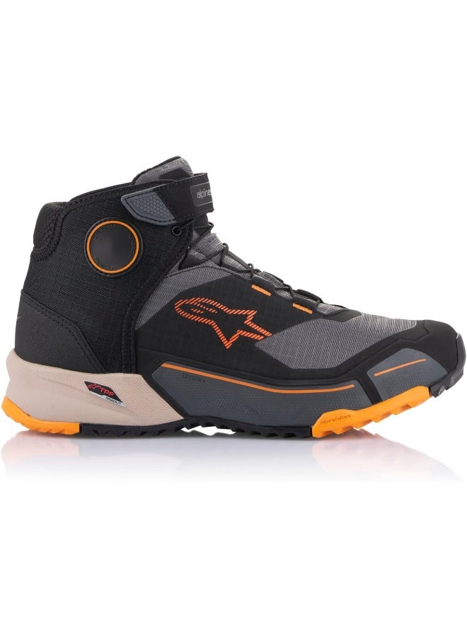 Alpinestars CR-X Drystar® Riding Shoes, Black/Light Brown/Orange, 9 - Image 3