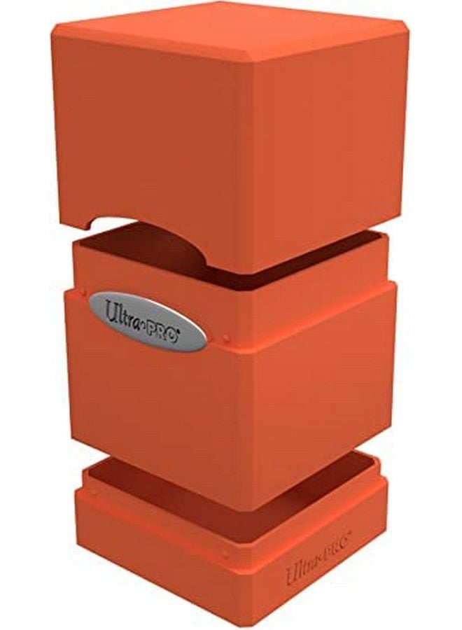 Ultra Pro E-15732 Satin Tower Deck Box-Pumpkin Orange - Image 3