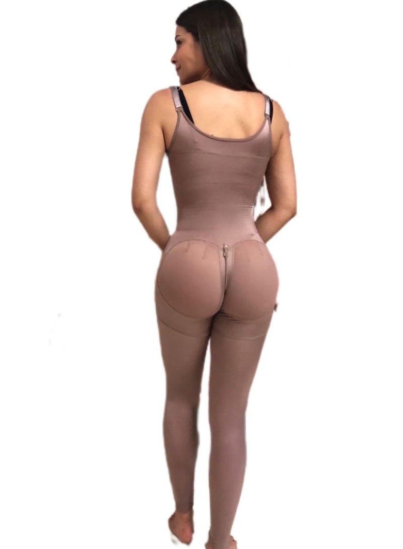 Shape concept  Long Compression Garment Perfect after Post Liposuction(BEIGE COLOR ONLY) - Image 2