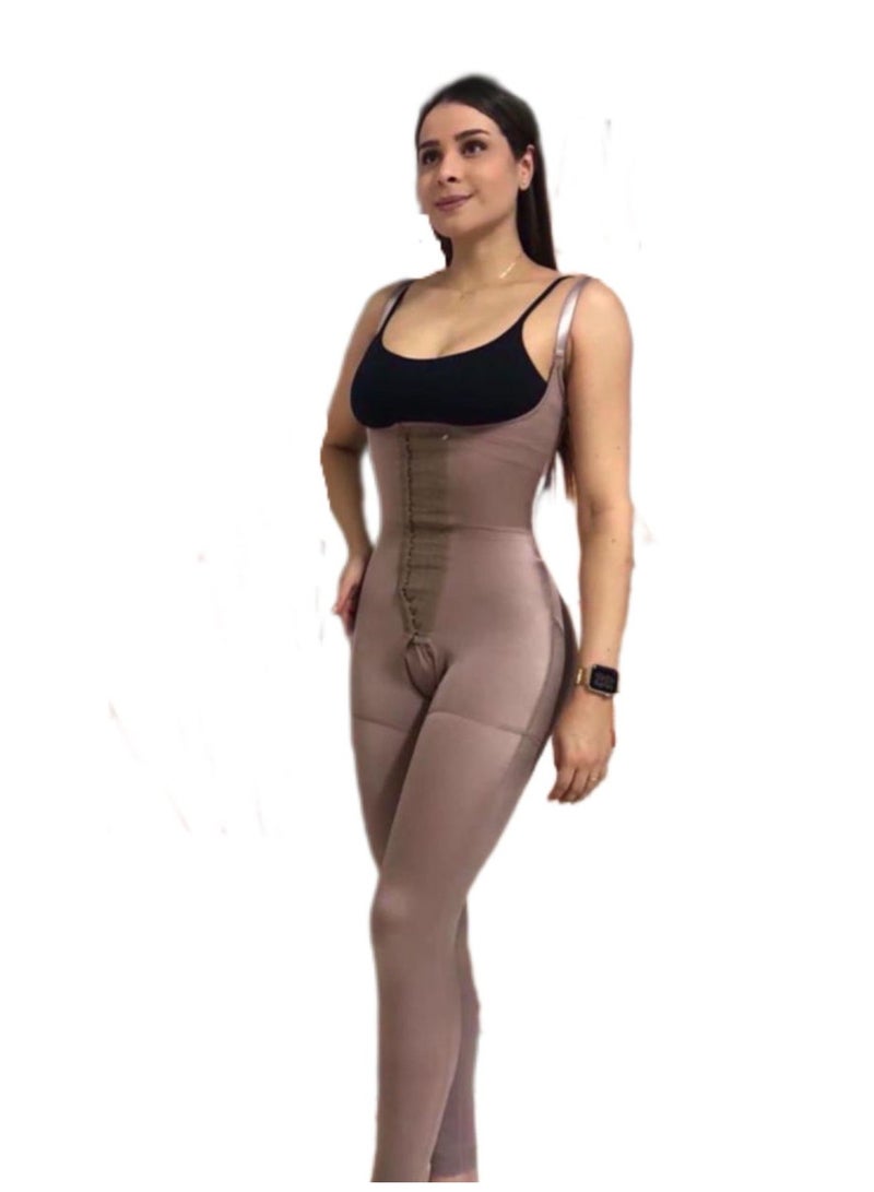 Shape concept  Long Compression Garment Perfect after Post Liposuction(BEIGE COLOR ONLY) - Image 1
