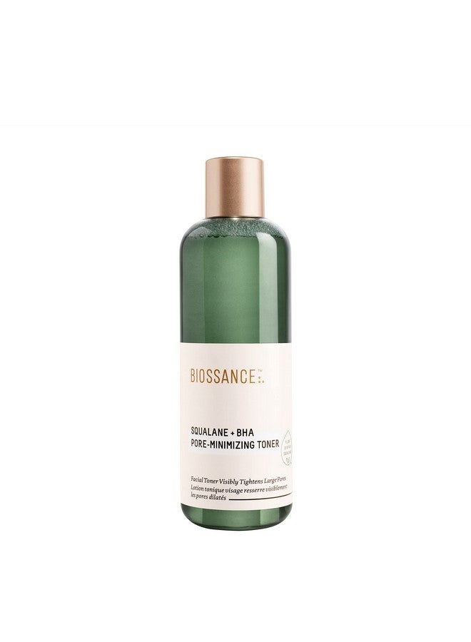 BIOSSANCE تونر إيوسنس سكوالان + BHA لتقليل حجم المسام. احصل على مسام أصغر وأكثر وضوحًا. يقشر بلطف ويرطب للحصول على بشرة ناعمة ومنعشة (4.5 أونصة سائلة) - Image 1