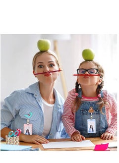 KASTWAVE 3 Pcs ID Card Retractable Clip Badge Holder Badge Reel Holder Cute Nursing Name ID Card Supplies Badge Holders with Alligator Clip for Nurse Doctor Teacher  - Image 4