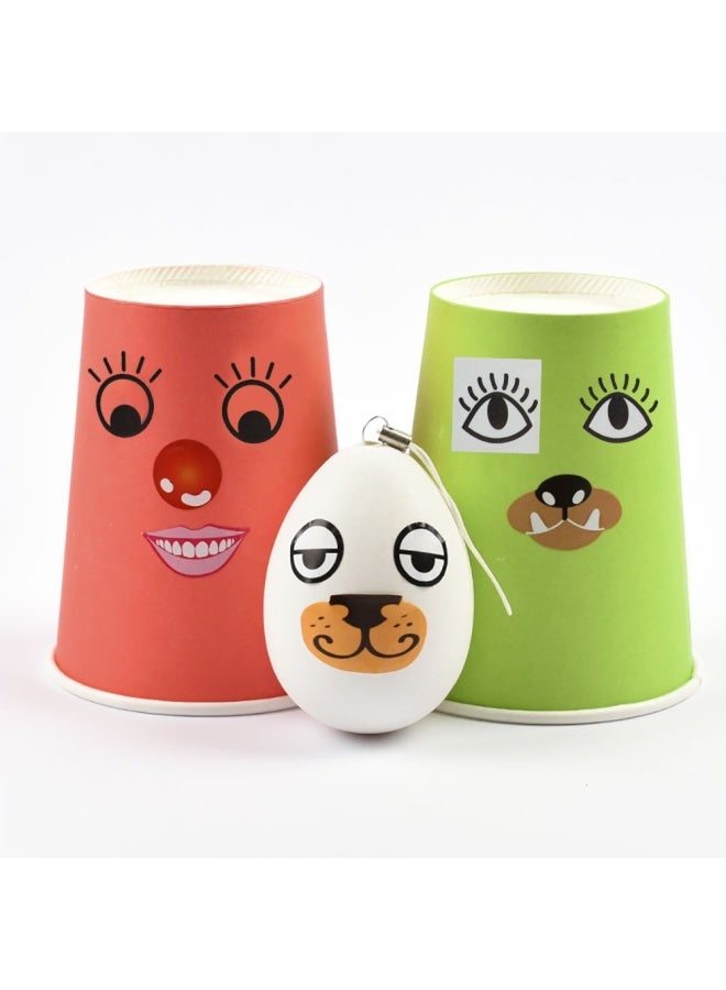 baotongle 1000 Pairs Eye Stickers Lables Cute Colorful Eye Stickers Labels Novelty Stickers - Image 4